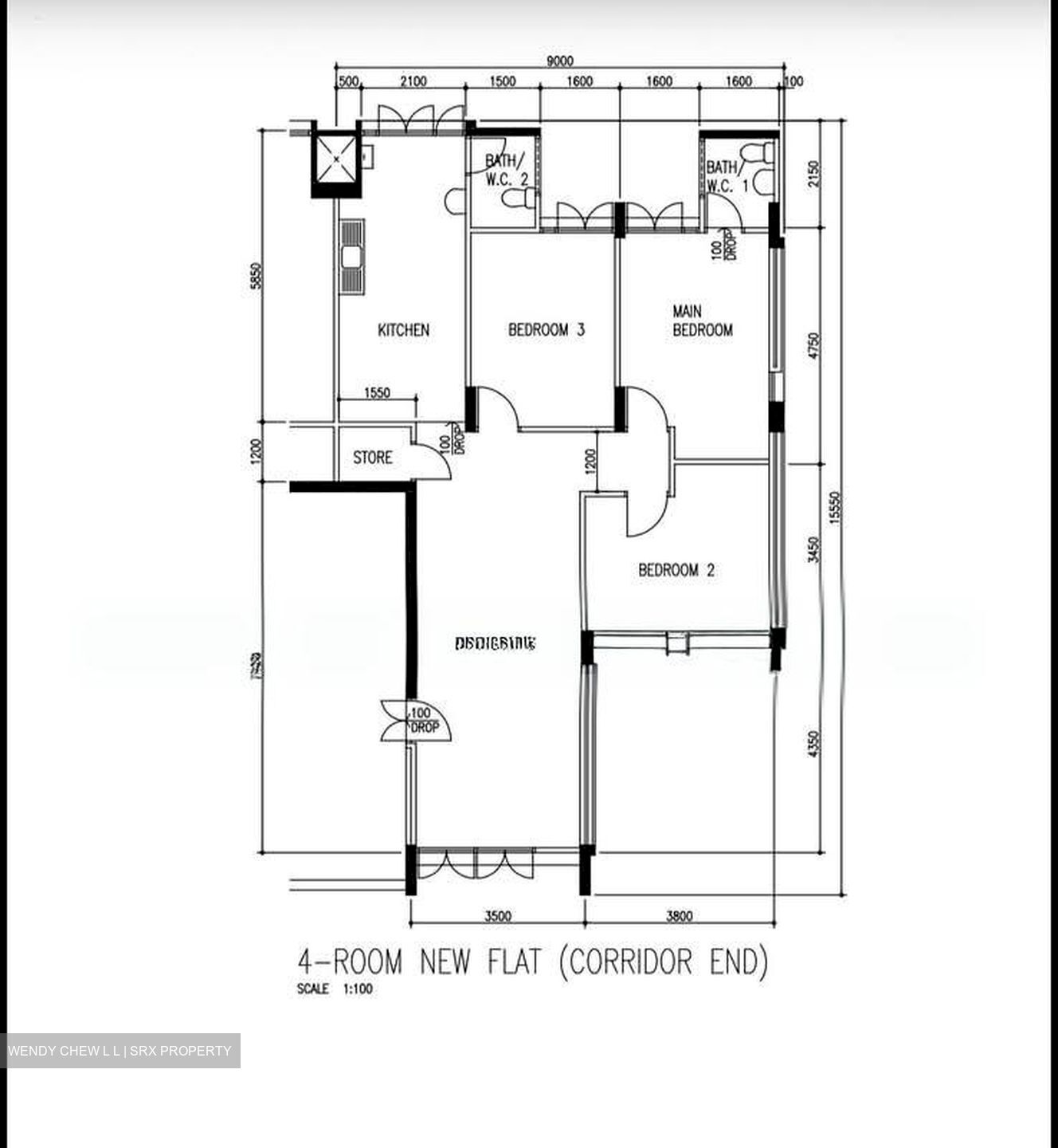 Blk 108 Woodlands Street 13 (Woodlands), HDB 4 Rooms #534697671